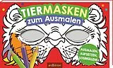 Tiermasken zum Ausmalen von
