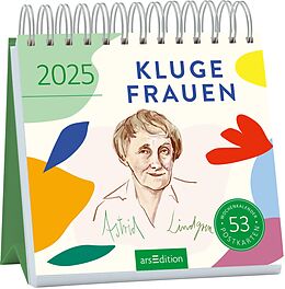 Kalender Postkartenkalender Kluge Frauen 2025 von Sarah von der Heide