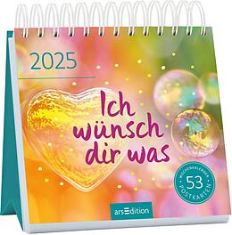 Kalender Postkartenkalender Ich wünsch dir was 2025 von 