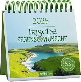 Kalender Postkartenkalender Irische Segenswünsche 2025 von 