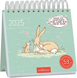 Kalender Postkartenkalender Weißt du eigentlich, wie lieb ich dich hab? 2025 von Anita Jeram, Sam McBratney