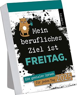 Kalender myNOTES Abreißkalender Mein berufliches Ziel ist Freitag 2025 von 