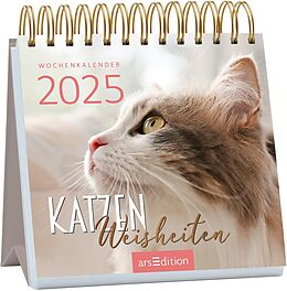 Kalender (Kal) Mini-Wochenkalender Katzenweisheiten 2025 von 