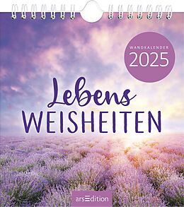 Kalender Wandkalender Lebensweisheiten 2025 von 