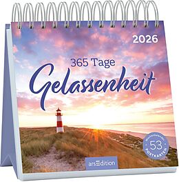 Kalender Postkartenkalender 365 Tage Gelassenheit 2026 von 