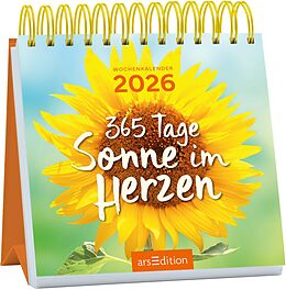 Kalender Mini-Wochenkalender 365 Tage Sonne im Herzen 2026 von 