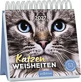 Kalender Postkartenkalender Katzenweisheiten 2027 von