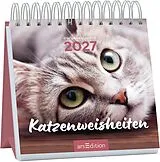 Kalender Mini-Wochenkalender Katzenweisheiten 2027 von