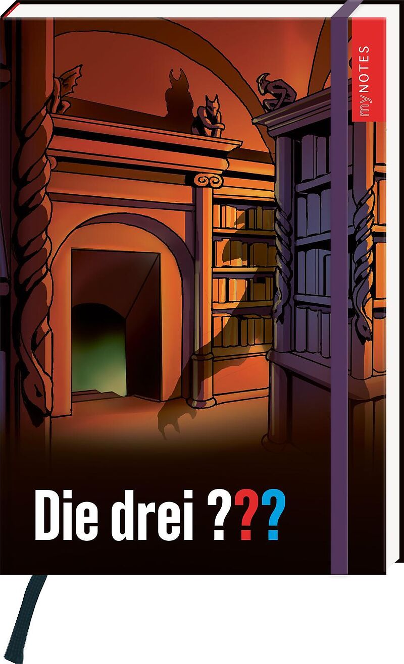 myNOTES Papeterie: Notizbuch A5 Die drei ???  Die geheime Treppe