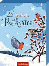 Textkarten / Symbolkarten 25 festliche Postkarten von 