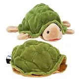 Beleduc 40110 - Handpuppe Schildkröte, 22 cm Spiel