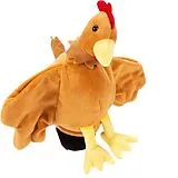 Beleduc 40112 - Handpuppe Huhn, 22 cm Spiel