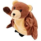 Beleduc 40125 - Handpuppe Bär, 22 cm Spiel