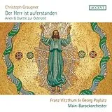 Georg Poplutz,M Franz Vitzthum CD Christoph Graupner: Der Herr Ist Auferstanden - Ar