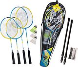 Schildkröt 449415 - Talbot-Torro Badminton-Set Family, 4-Player Set mit Netz, Federball-Set Spiel