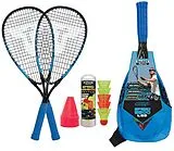 Schildkröt 490119 - Talbot-Torro Speedbadminton Set Speed 6600 LED mit Courtmarker, 2-Player Set, Federball Set, Badminton-Set Spiel