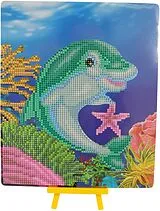 Diamond Painting Delfin 25x21cm Spiel