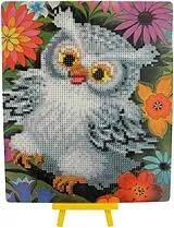 Diamond Painting Eule 25x21cm Spiel