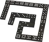 Domino in Holzbox Spiel