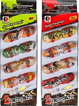 4er Pack Fingerskateboard Spiel