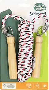OA Springseil mit Holzgriffen, L280cm Spiel