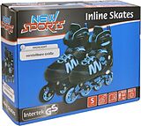 NSP Inliner schw./blau ABEC 7, Gr.31-34 Spiel