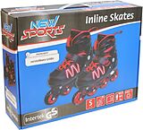 NSP Inliner schwarz/rot ABEC 7, Gr.31-34 Spiel