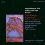 Volker Braeutigam CD Markuspassion Bwv 247