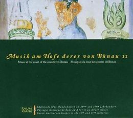 Schuster/Ens.Alte Musik Dresde CD Musik am Hofe derer von Bünau II