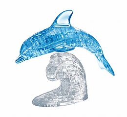 Crystal Puzzle - Delfin Blau Spiel