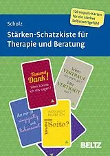 Textkarten / Symbolkarten Stärken-Schatzkiste für Therapie und Beratung von Falk Scholz