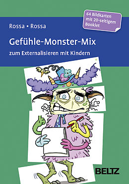 Textkarten / Symbolkarten Gefühle-Monster-Mix zum Externalisieren mit Kindern von Robert Rossa, Julia Rossa