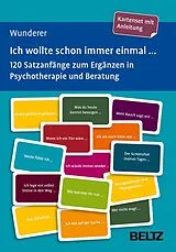 Textkarten / Symbolkarten Ich wollte schon immer einmal ... von Eva Wunderer