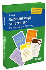 Textkarten / Symbolkarten Selbstfürsorge-Schatzkiste für Therapie und Beratung von Falk Peter Scholz