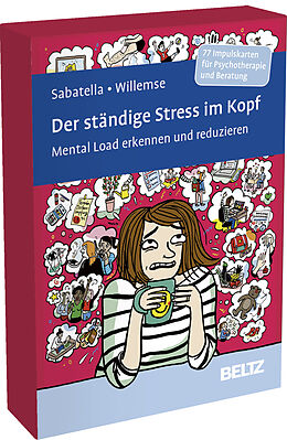Textkarten / Symbolkarten Der ständige Stress im Kopf von Filomena Sabatella, Isabel Willemse