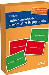 Textkarten / Symbolkarten Positive und negative Glaubenssätze für Jugendliche von Monique Vercoulen