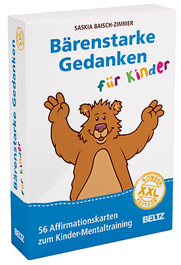 Textkarten / Symbolkarten Bärenstarke Gedanken für Kinder XXL-Sonderedition von Saskia Baisch-Zimmer