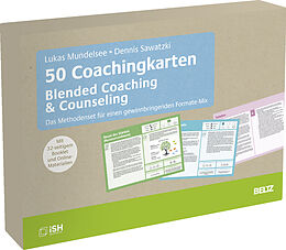 Textkarten / Symbolkarten 50 Coachingkarten Blended Coaching &amp; Counseling von 