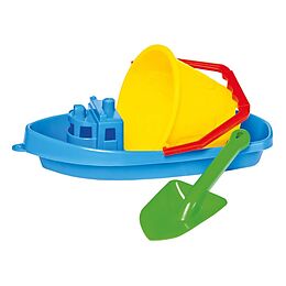 Bino 83203 - Sand, Spielzeug Set mit Boot, Bunt Spiel