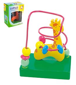 Bino 84160 - Genius Kid, Lupilo Motorikschleife Giraffe, Höhe: 12,5 cm Spiel