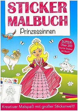 Geheftet Sticker & Malbuch Prinzessinnen von 