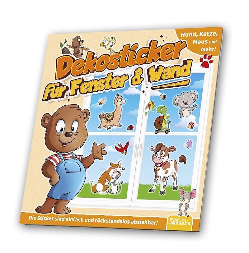 Fenster- / Wandbild: Tierkinder die ich kenne & mehr!