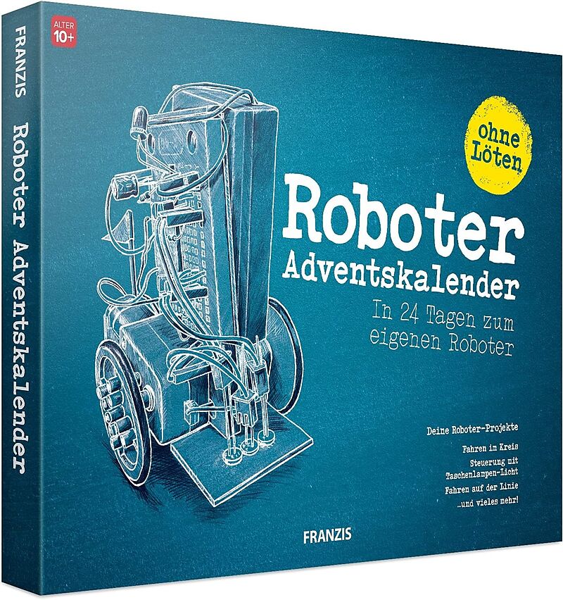 FRANZIS 67161 - Roboter Adventskalender - ohne Löten