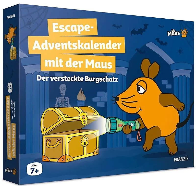 FRANZIS 67211 - Die Maus Escape-Adventskalender mit der Maus. Für Kinder ab 7 Jahren.