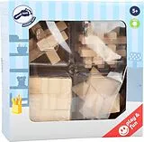 small foot 2934 - Geschicklichkeitsspiele-Set Woody, 4 Knobel- & Denkspiele, Holz Spiel