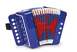 small foot 3318 - Akkordeon blau, Kinder-Musikinstrument, Höhe: 17cm Spiel