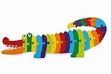 Puzzle Krokodil ABC (Kinderpuzzle) Spiel