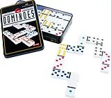 Small foot 3494 - Domino, Double 6 Color Dot Dominoes, 6 Farben, 28 Stück Spiel