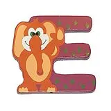 small foot 4654 - Buchstaben Tiere A bis Z, Buchstabe E Spiel