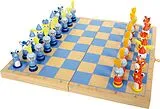small foot 6084 - Schach Ritter, Reisespiel im Holzkoffer Spiel
